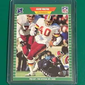 Alvin Walton #436 1989 Pro Set Football Trading Card